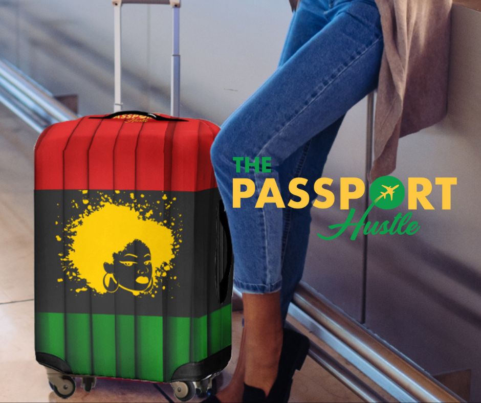 The Passport Hustle Signature Luggage Cover