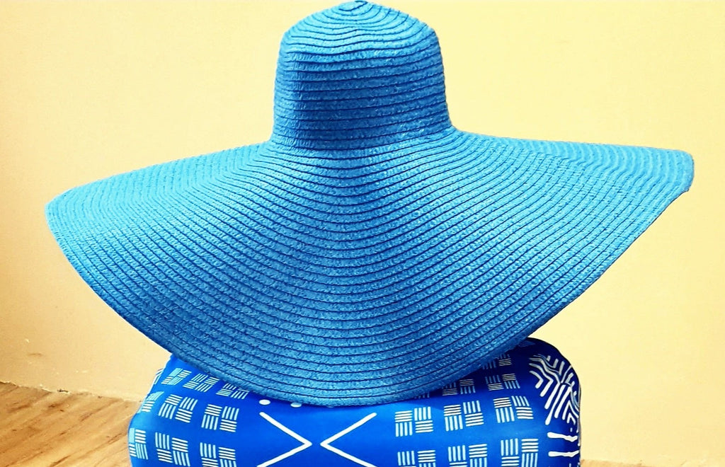 Blue Keyani Beach Hat by The Passport Hustle