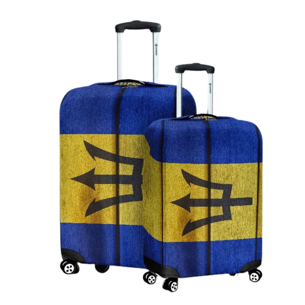 Barbados Flag Luggage Cover