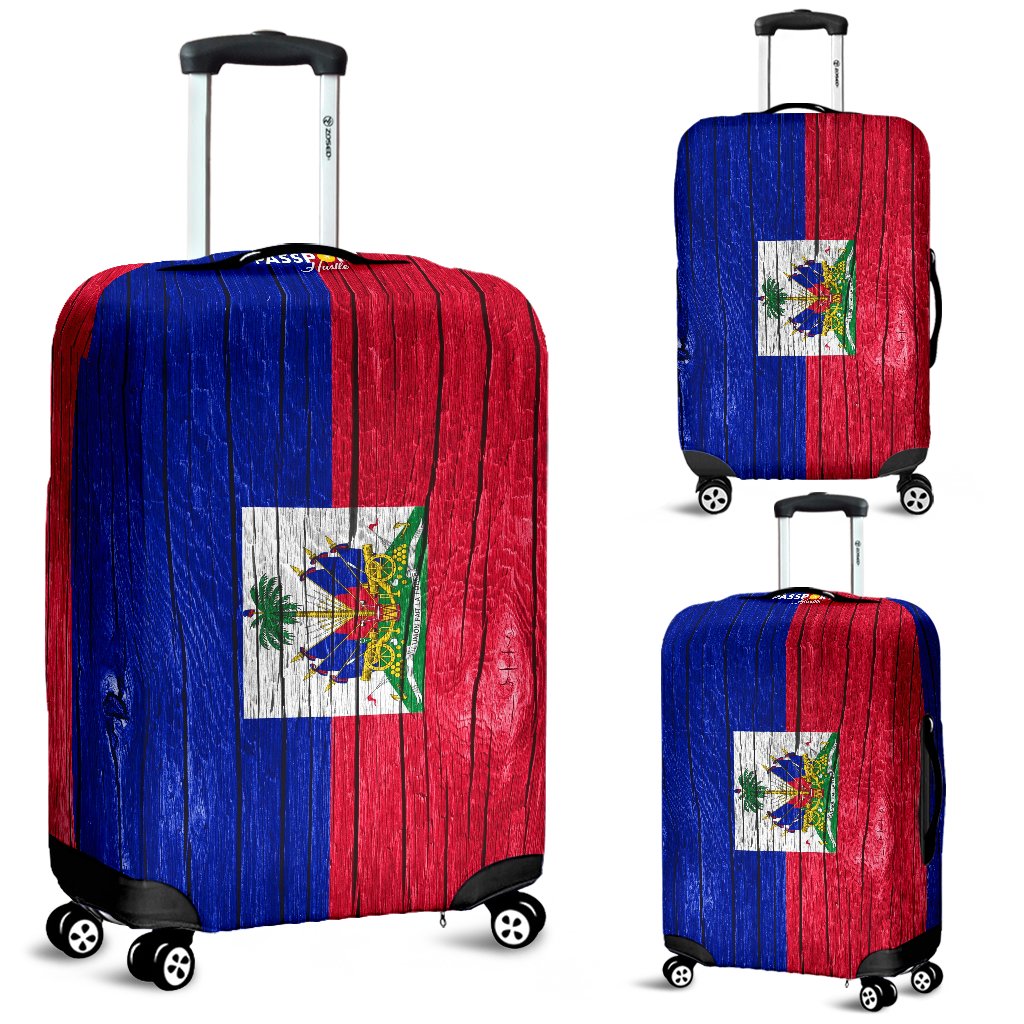 Haiti Flag Luggage Cover