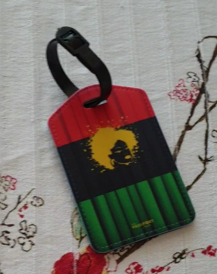 Pan African flag  Luggage Tag